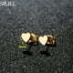 thumbnail image 2 of Exquisitos pendientes de corazón pequeños de acero inoxidable para mujer, joyería de boda, dama de honor, Oorbellen, novia, regalo del Día de San Valentín, 2 of 2