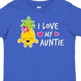 thumbnail image 4 of Inktastic I Love My Auntie with Pineapple Girls Toddler T-Shirt, 4 of 5