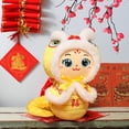 thumbnail image 4 of dajkiuy Chinese New Year Plush Snake Animals 2025 Year of The Snake Stuffed Mascot Doll Snake Plush Toys Chinese Zodiac Snake Decor for Spring Festival Lunar New Year Gifts Souvenir 10.2inch, 4 of 7