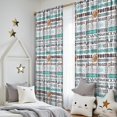 thumbnail image 5 of Blackout Kids Curtains,Football Terms and Icons Pattern Childrens Insulated Curtains Set Of 2,Bedroom Essentials,Toddler Room Decor 52"x84", 5 of 5