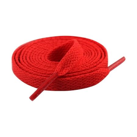 

Cuhas 4 Pairs Flat Color Shoelace 100cm Shoelace Football Shoes Training Shoes