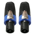 thumbnail image 2 of Enchufes de altavoz 2 conectores de bloqueo de giro de audio de 4 polos para Neutrik NL4FC, 2 of 2