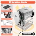 thumbnail image 5 of Dough Mixer Machine 30QT 15KG Commercial Electric Flour Meat Mixing Mixer for Noodle Restaurants, Hotels, 5 of 24
