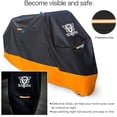 thumbnail image 3 of Funda para moto XYZCTEM, impermeable para todas las estaciones, hasta 108 pulgadas, 3 of 6