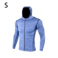 thumbnail image 2 of Man Thermal T-shirt Portable Stylish Solid Color Winter Autumn Replacement Fitness Bodybuilding Fast Drying Hooded Clothes S, 2 of 9