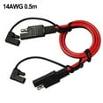 thumbnail image 1 of Sae To Sae Extension Cable 14Awg, Quick Disconnect Wire Harness For Solar Panel 0.5M, 1 of 4