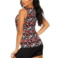 thumbnail image 3 of Picia Graffiti Valentine Day Pattern Women's Workout Tank Top,Breathable Activewear,Slim Fit Athletic Top,Versatile Workout Moisture-wicking top-Large, 3 of 7