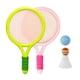 thumbnail image 2 of Raqueta de de bádminton duradera para , juguetes de juego de raqueta de volante de pelota, juguete interactivo para padres e hijos y rosa Macarena Raquetas de bádminton, 2 of 8