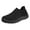 Black, variant on Fashion Spring And Summer Women Sports Shoes Flat Bottom Lightweight Slip On Fly Woven Mesh Breathable Comfortable Solid Color Casual Walking Shoes Women Sock Sneakers Pull-on Daily Shoes