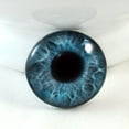 thumbnail image 4 of Mint Blue Mermaid Glass Eyes, 4 of 9