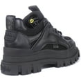 thumbnail image 3 of Buffalo Aspha HYB Women's Lace Up Vegan Platform Chunky Trainers In Black Size 8.5, 3 of 6