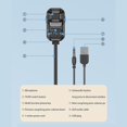 thumbnail image 3 of Adaptador de Audio Transmisor Receptor Bluetooth 5.1 para Proyector perfke adaptador audio, 3 of 9