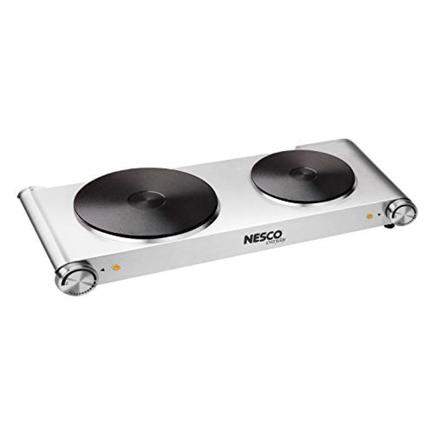 nesco db02 stainless steel double electric burner, 1800watt Walmart
