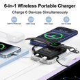 thumbnail image 3 of Power Bank Vexnara 10000 mAh inalámbrica de carga rápida de 20 W, 3 of 9