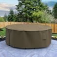 thumbnail image 3 of Budge S Black and Tan Patio Round Table/Chairs Cover, StormBlock Hillside, 3 of 9