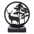 thumbnail image 6 of Stylish Black Candle Holder Exquisites Workmanship Deer Decoration for Home Creative Iron Candlestick, Animal Pattern, 6 of 18