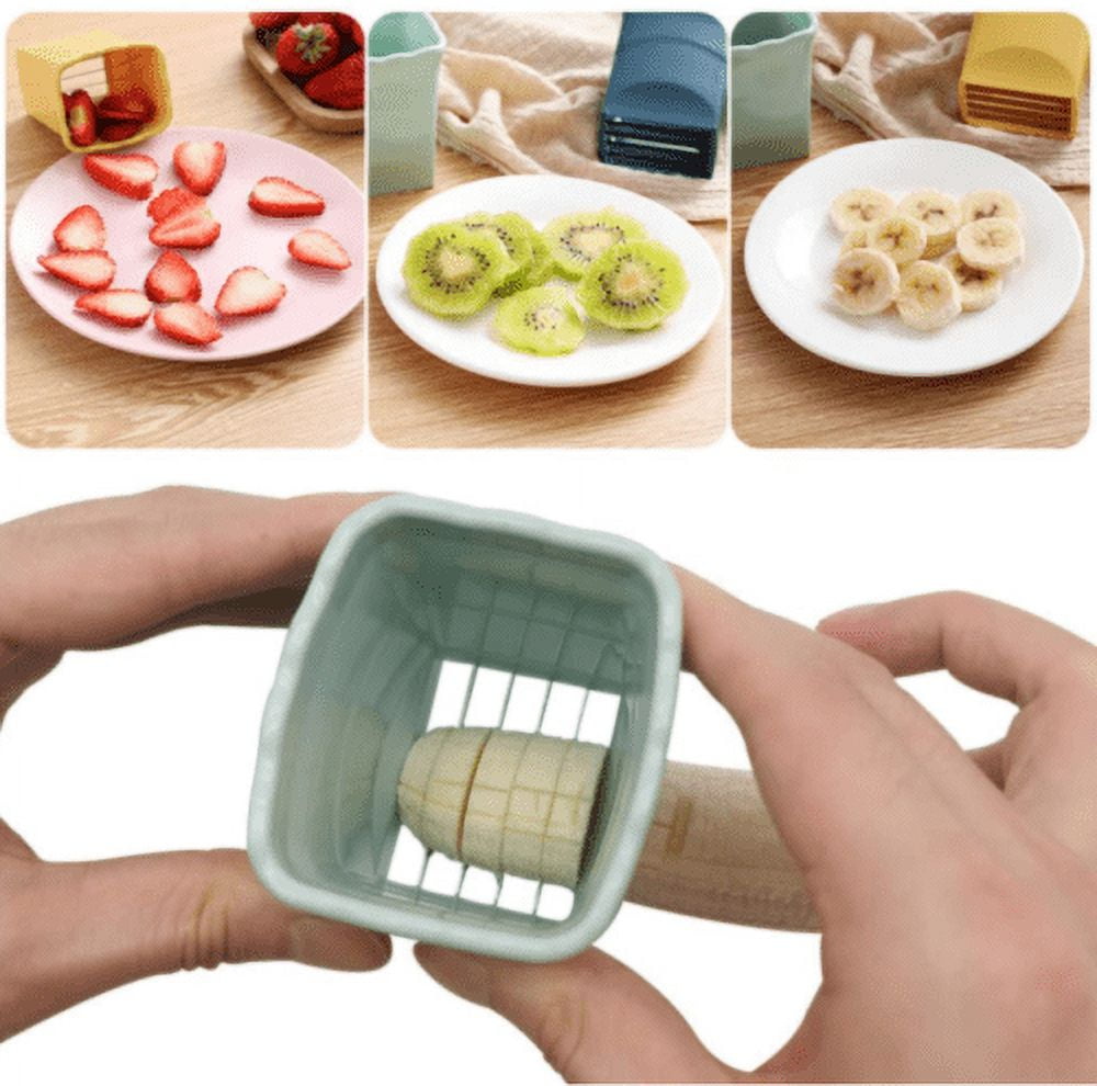 Strawberry Slicer, Boiled Egg Slicer, Strawberry Chopper In Different  Shapes, Not Easy To Damage Ust Press The Pp Ear, For Camping And Family
