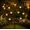 A, variant on Halloween Solar Tree Stump Light Vintage Led Halloween Ghost Tree, Ground Stake, Enchanted Forest Line, Resin Witch Hat Pumpkin, For Halloween Decorations Outdoor, Multicolor, 1pc