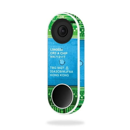 MightySkins NEHEL-Circuit Board Skin for Nest Hello Video Doorbell - Circuit Board