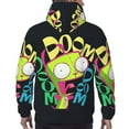 thumbnail image 2 of Colorful Invader Zim Sweatshirt For Mens Fashion Hoodies Pullover Athletic Daily Hoody Hooded Gift, 2 of 5
