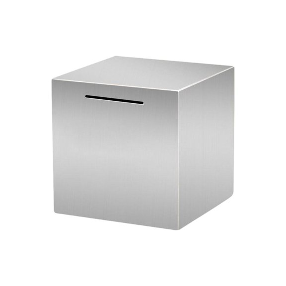 Home Decor Savings! Dvkptbk Savings Bank For Adults Must Break To Open, Invulnerable Adults Savings Bank Made Of Stainless Steel, Metal Saving Bank