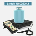 thumbnail image 2 of Digital Refrigerant Electronic Scale, Simbow 2022 Upgrade Portable High Accuracy HVAC Weight Scale Charging Valve 220 lbs/100kgs, Carrying Case Included, 2 of 6