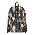 thumbnail image 3 of Gothic Mushroom Backpack, Durable School Bag Featuring Cottagecore Fungi and Vintage Woodland Print, 3 of 5