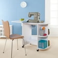thumbnail image 6 of Holly & Martin Lydia White Sewing Table, 6 of 9
