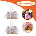 thumbnail image 3 of KAKOWELY 6 cajas de regalo con encaje para dulces: recipientes decorativos para galletas de chocolate y azúcar, ideales para cumpleaños, fiestas y eventos., 3 of 4