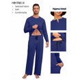 thumbnail image 3 of MINTREUS Couple Pajama Sets Soft PJs Sets for Couples/Women/Men Matching Sleepwear with Pockets, 3 of 6