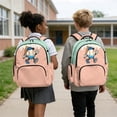 thumbnail image 4 of Xoenoiee Baseball Ice Cream Drip Print 17 Inch Backpack for Boys Girls Kids Large Capacity Bookbag School Bag Backpacks Satchel with Adjustable Padded Straps for Preschool Kindergarten Elementary, 4 of 7