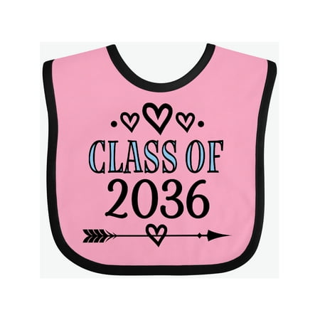 

Inktastic Class Of 2036 Childs Graduation Gift Baby Boy or Baby Girl Bib