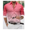 thumbnail image 1 of Camisas con botones con estampado retro 3D para hombre, ropa de alta calidad, moda urbana informal para primavera y verano, nueva, 1 of 6