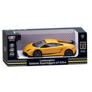 Lamborghini RC Cars Lambo Gallardo Sport Racing Toy Car for Kids 4-7 Years Birthday Gift, Yellow