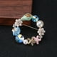 thumbnail image 4 of 1 broche con incrustaciones de perlas y caracola de estrella de mar, broche creativo con aceite de goteo para niña, 4 of 6