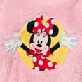thumbnail image 3 of Disney Mickey Toddler Girls Fleece Sweatshirts Minnie Embroidered Graphic Fluffy Sweatshirt Size 2-6, 3 of 8