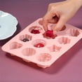 thumbnail image 6 of Bobasndm Flower Shape Chocolate Candy Molds Set,Silicone 12 Cavity Baking Mold Ice Cube Tray for Wedding,Festival,Parties and DIY Crafts, 6 of 9
