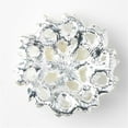 thumbnail image 4 of AMLESO 5pcs Pearl Crystal Flower Buttons Embellishments for Wedding Jewelry Making, 4 of 8
