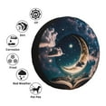 thumbnail image 4 of Naloa Artistic Starry Sky Moon Book PVC Leather Spare Tire Wheel Cover for Car Truck SUV Camper Trailer Universal Fit many size17 inch, 4 of 6