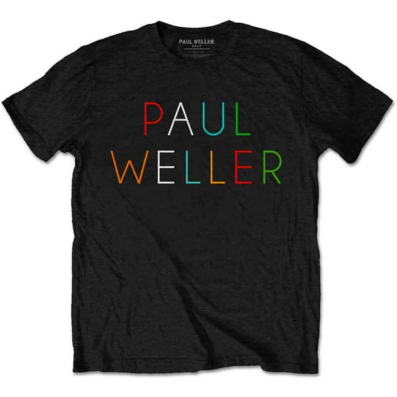 Paul Weller Unisex T-Shirt Multicolour Logo (Small)