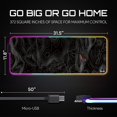 thumbnail image 3 of Mouse pad gamer RGB Gerlos grande 80 x 30 cm con LED, 3 of 7