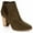 Olive, variant on Michael By Michael Shannon Kelsey High Heel Ankle Bootie Shoes, Cognac, US 11