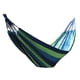thumbnail image 1 of Hamaca de camping con cuerda resistente para árbol y bolsa de viaje. Hamaca de lona ligera. Azul 190x150cm, 1 of 9