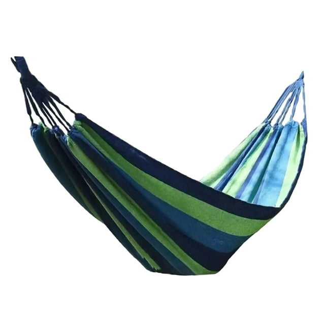 S SÉRENABLE Hamac de Camping Hamac Extérieur Robuste pour Jardin Terrasse Terrasse Véranda 190x150cm