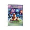 thumbnail image 2 of Happy New Year Pomeranian Family Cheer Winter Midnight Firework Travel Passport Wallet Pom Dog Lover Gifts PU Leather Passport Holder Cover - 02025, 2 of 5