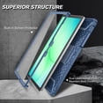 thumbnail image 6 of Fintie Shockproof Case for Samsung Galaxy Tab A11+ Plus 2025/ A9+ Plus 11 Inch 2023, Tuatara Rugged Unibody Hybrid Full Protective Bumper Kickstand Cover Built-in Screen Protector, Ocean Blue, 6 of 9