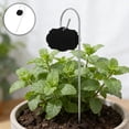 thumbnail image 1 of SHOWERORO 1Jgo Etiquetas Para Macetas De Jardín En Acrílico Negro Con Para Etiquetado Fácil, 1 of 7