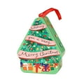 thumbnail image 3 of Christmas Themed Portable Candy Food Storage Container – With Handle, Tinplate Material, Holiday Festive Gifting/Party Share (A), 3 of 7