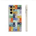 thumbnail image 1 of Mejore el aspecto de su iPhone con esta innovadora y protectora funda de goma de TPU para teléfono que muestra un elegante estampado de dibujos animados., 1 of 4