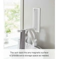 thumbnail image 4 of Yamazaki Home Magnetic Folding Hook, White, Steel, Supports 3.3 pounds, Magnetic, No Assembly, 4 of 7